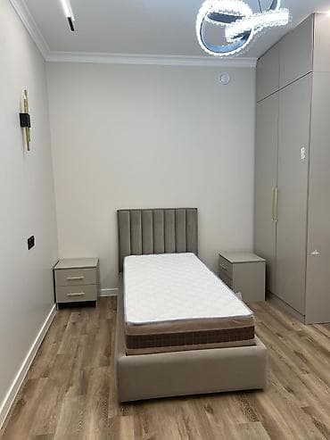 metta samurai: Односпальная кровать без матраса мягким изголовьем - Размер спального — 2