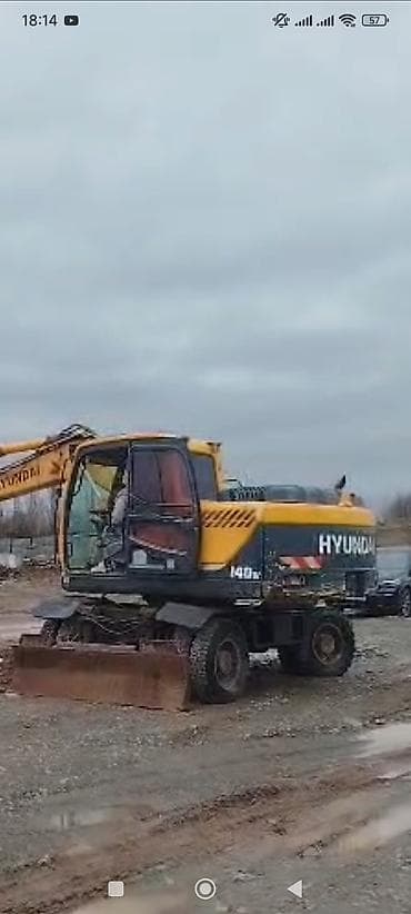 экскаваторы погрузчики: Экскаватор, Hyundai, 2012 г., Колесный — 1