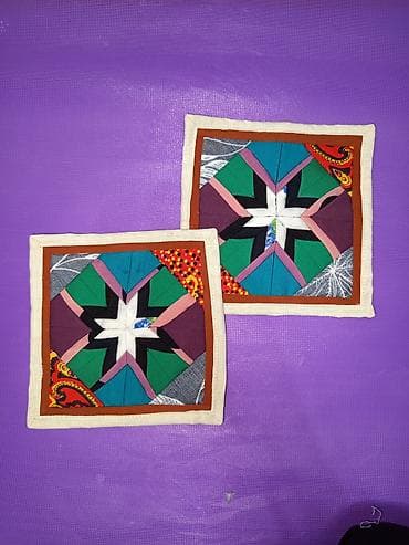 салфетки ручной работы: Кухонные прихватки ручной работы - Формы и дизайны: квадратные — 5