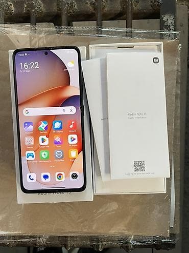 garmin 8: Redmi, Redmi Note 13, Б/у, 256 ГБ, цвет - Черный, 2 SIM — 2