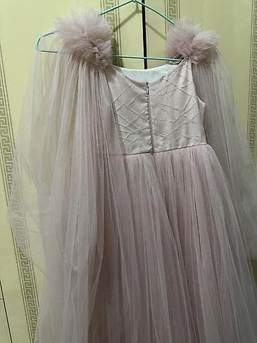 Верхняя одежда: Детское платье, цвет - Розовый — 3