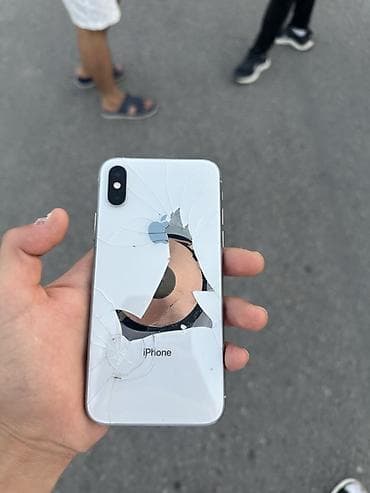 xs iphone: IPhone Xs, Б/у, 64 ГБ, Серебристый, Чехол, 70 % — 2