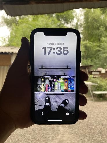 a 13: IPhone 11, Б/у, 128 ГБ, Белый, Защитное стекло, Кабель, Коробка, 81 % — 1