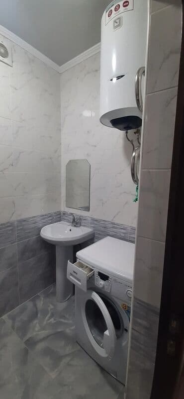 срочно здаю квартиру долгосрочно кок жар: 1 комната, Агентство недвижимости, Без подселения, С мебелью частично — 9