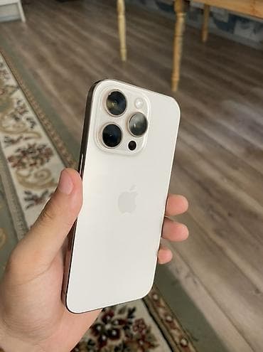 Мобильные телефоны и аксессуары: IPhone 16 Pro, 128 ГБ, цвет светлый (корпус с матовым стеклом и — 1