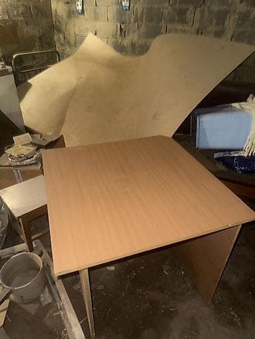 computer table: Кухонный стол, Прямоугольный, Нераскладной — 1