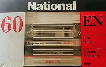Микрофондор: Аудиокассета National EN RT‑60EN ( 1982 г. ) - Тип: Normal (Type I) — 1