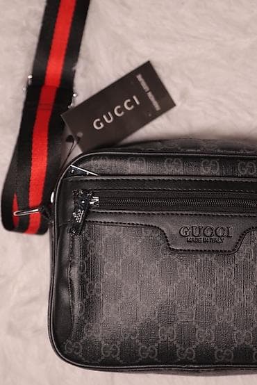 Сумки: Классическая сумка, Gucci, Материал: Комбинированный материал, Винтажный стиль, Водонепроницаемость, Застежка на молнии, Мужские, Новый — 2