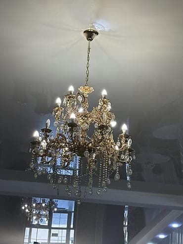 Классическая подвесная люстра в стиле барокко/рококо Диаметр 1 м -