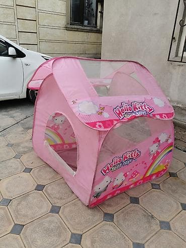 облака: Детская игровая палатка Hello Kitty (Teni Toys) - Тип: домик-палатка — 6
