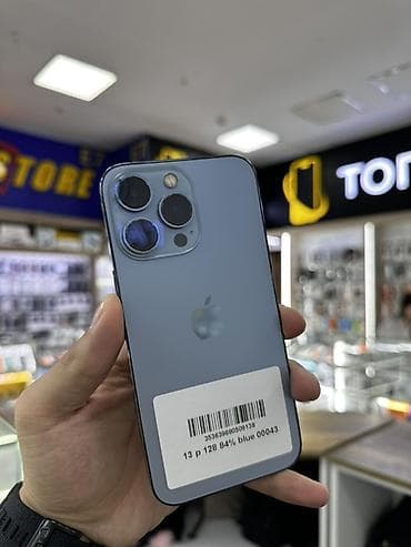 ipad m4: IPhone 13 Pro, 128 ГБ, Sierra Blue, 84 % — 1