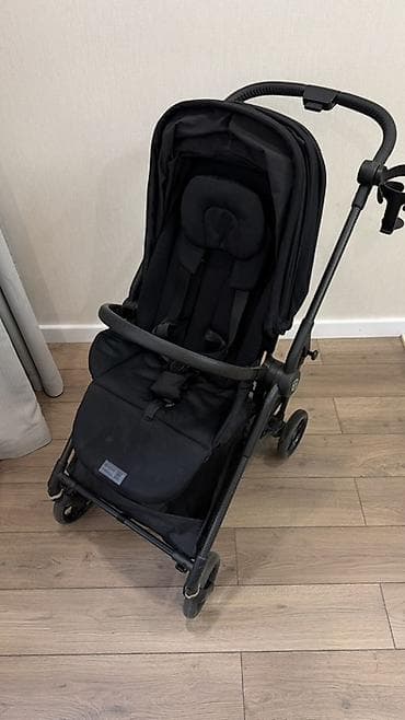 коляск: Коляска, Cybex, цвет - Черный, Б/у — 5