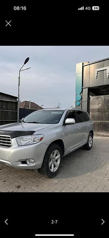 Продажа авто: Toyota Highlander: 2008 г., 3.5 л, Автомат, Бензин, Кроссовер — 2