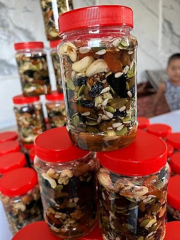 фрукты цена бишкек: Мёд Курага Чернослив Миндаль Грецкий орех Семечки Изюм Тыквенный — 8