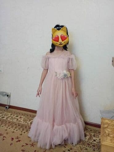 Детское платье, цвет - Розовый, Новый