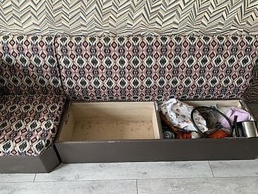 реставрация дивана книжки: Угловой диван, С ящиками — 4