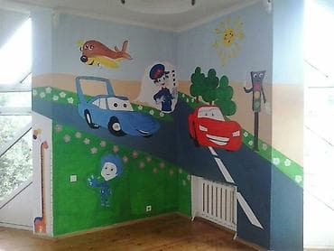 покрасить стены: Художник оформитель кафе рестораны отели квартиры детские садики — 6