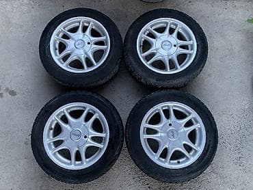 Колеса в сборе 195 / 60 / R 15, Зима, Б/у, Комплект, Легковые, Литые, отверстий - 5