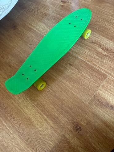 купить электросамокат в польше бу: Скейтборд, для детей, 5-12 лет. Крепления металлические, очень хорошо — 2