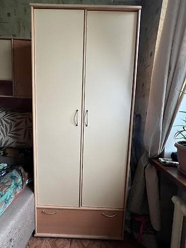 Стенка-шкаф, Тип стенки-шкафа: Модульная, Для зала, Б/у, Особенности: С рабочим столом — 2