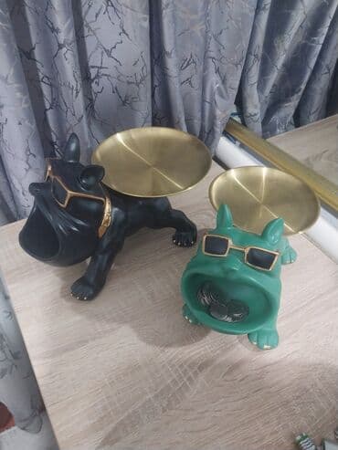 декоративные растения: Декоративные статуэтки‑органайзеры в виде котов с короной.1000 т.с — 9