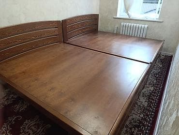 sofa bed: Двуспальная кровать из массива дерева - Материал: натуральное дерево — 8