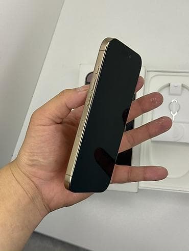 часы советские: IPhone 16 Pro, Б/у, 256 ГБ, Золотой, Коробка, 90 % — 6