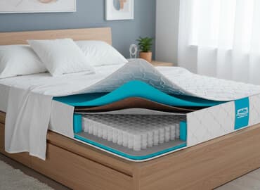 матрасы купить в бишкеке: Матрас «Гранд+ Ортопед» умеренной жесткости, высотой 25 см. Рассчитан — 1