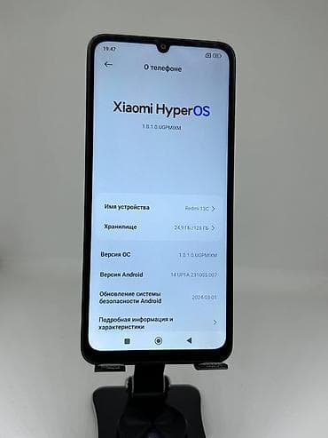 Техника жана электроника: Redmi, Redmi 13C, Колдонулган, 128 ГБ, түсү - Кара, 1 SIM, 2 SIM — 8
