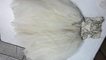 прозрачный нижнее белье: Пышное вечернее/свадебное платье принцесса - Цвет: айвори (молочный) — 2