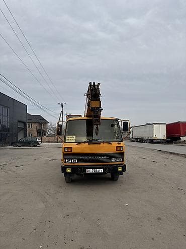 цистерну 16 кубов: Автокран, Nissan, 1994 г., 21 м — 4