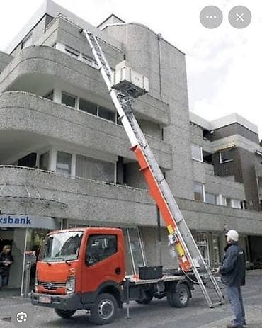 Услуга: грузовой подъёмник на базе автомобиля (мебельный/строительный at lalafo.kg Услуга: грузовой подъёмник на базе автомобиля (мебельный/строительный