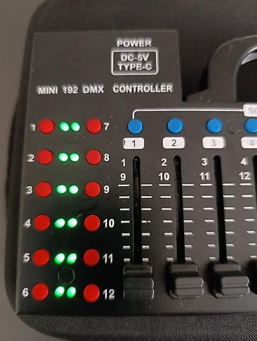 DJ-контроллеры: DMX-контроллер Mini 192 Компактный пульт управления светом на 192 — 6