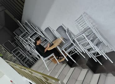 Стул для кухни, Железо, цвет - Серый at lalafo.kg Стул для кухни, Железо, цвет - Серый