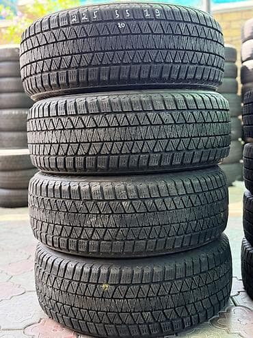 19: Шины 225 / 55 / R 19, Зима, Б/у, Комплект, Легковые, Япония, Bridgestone — 1