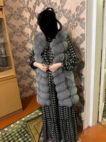 джилет: Утепленный, Меховой, Осень-весна, Песец, Длинная модель, Стеганый — 3