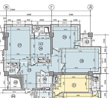 gala group: 3 комнаты, 79 м², Элитка, 14 этаж, Готовая ПСО (под самоотделку) — 1