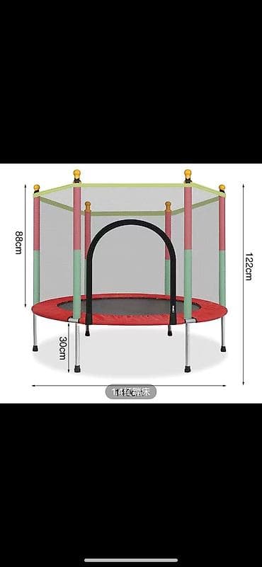 батуть: Детские батуты в наличии. Качество отличное. Размер на фото указан — 2