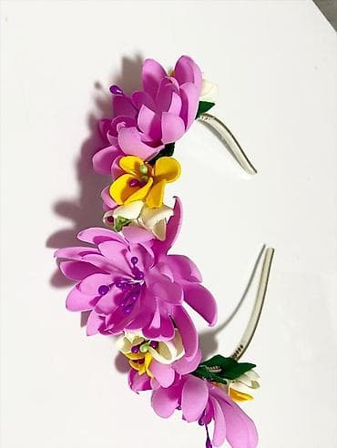 танцевальный форма: 🌸 Ободок ручной работы с цветами Нежный и яркий ободок с — 2