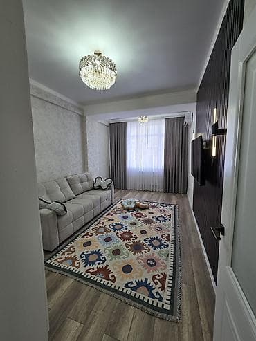 Квартиры: 1 комната, 39 м², Тунгуч мкр Элитка, 3 этаж, Свежий ремонт — 2