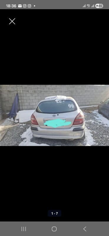 капот на сапок: Бампер Nissan, Б/у, Оригинал — 2