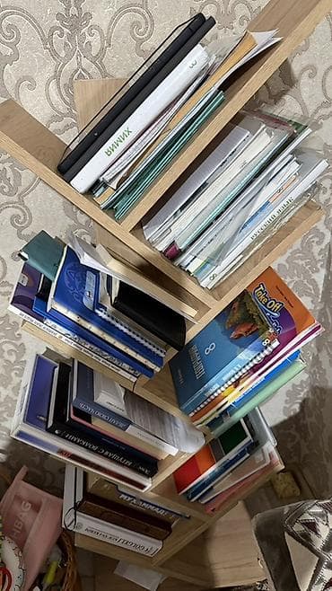 стиль лофт: Книжная полка, ЛДСП, Напольная — 4