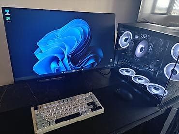 Компьютер, ядер - 6, ОЗУ 32 ГБ, Для работы, учебы, Б/у, AMD Ryzen 5, NVIDIA GeForce RTX 5060, SSD