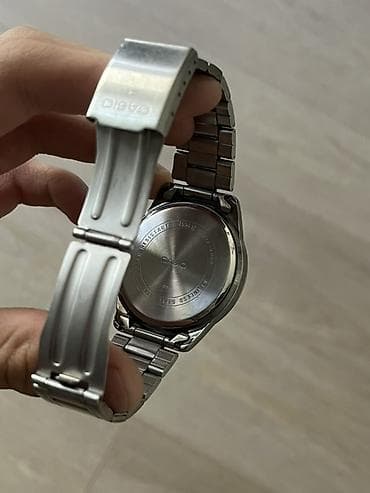 Аксессуары: Классические часы часы, Casio, Латунь, Япония, Водонепроницаемые, Оригинал, Мужские, Б/у — 3