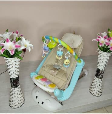 коврик для танца: Многофункциональный шезлонг развивайка с музыкальным ковриком — 2