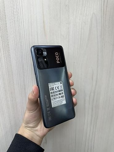 телфо: Poco M4 Pro 5G, Б/у, 64 ГБ, цвет - Серый, В рассрочку, 2 SIM — 1