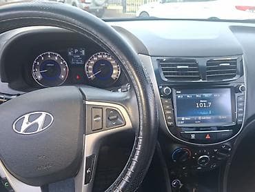 elantra 2019: Hyundai Accent: 2017 г., 1.4 л, Вариатор, Бензин, Седан — 8