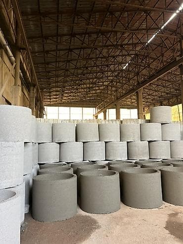 Железобетонное (ЖБИ) кольцо для септика Размер: 100 x 90 x 8 см, Платная установка, В розницу, Оптом