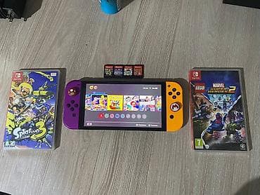 рс 3: Продается Nintendo switch Oled. В комплекте 4 игры: Mario party / — 1