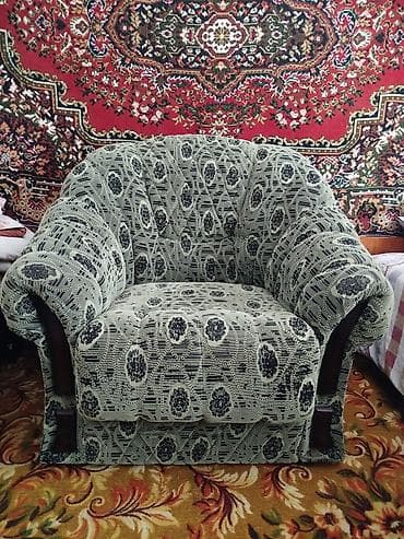 ковры для гостиной: Комплект мягкой мебели, цвет - Серый — 2